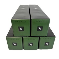 Nespresso Vertuo, Stormio, Dark Roast Coffee Pods, 50 count, Best By 4/30/26