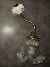 Vintage VGC & Antique Swan Neck Applique & Shade