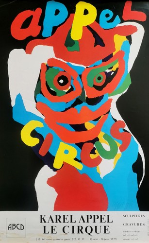 Karel appel affiche exposition - affiche,
