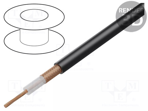 Siva cavi rg213u cordon - siva,