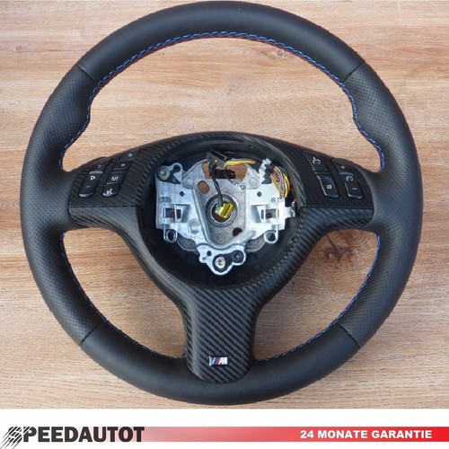 Volant cuir noir bmw e46 - volant,