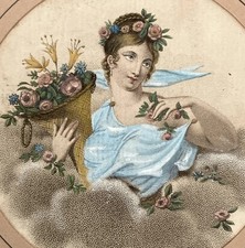 Gravure Ancienne Réhaussée