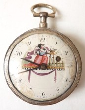 Montre à gousset à coq