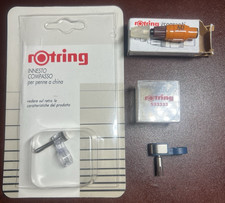 ROTRING Stylo Accessoires Isograph Connecteur Compas Pointe 40 Lot Vintage