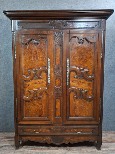Armoire bressane noyer - bressane, en