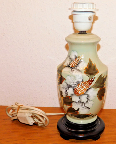 Vintage pied lampe signé - de,