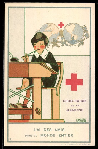 Carte postale artiste croix - carte, d'artiste