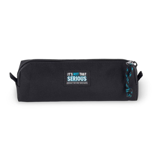 Legami black pencil case - black,