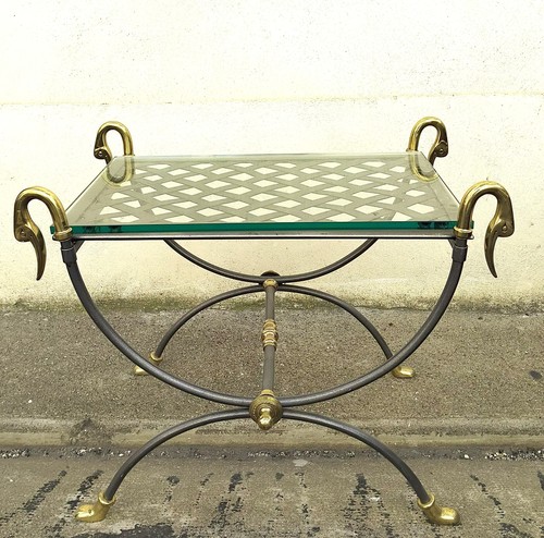 Tabouret table basse acier - tabouret/table, et