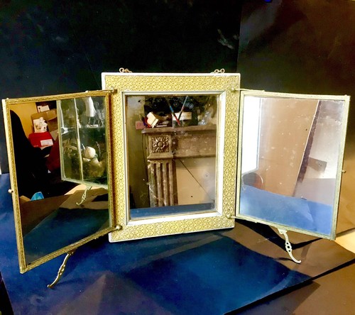 Ancien grand miroir - ancien,