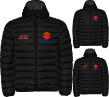 Suzuki Hayabusa / GSX-R Quilted Jacket Motorcycle Blouson Giacca Chaqueta Moto