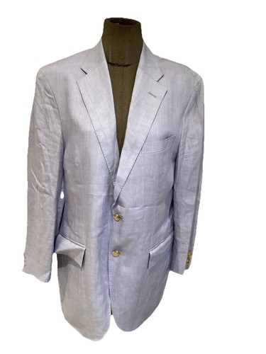 Superbe veste 100 lin - veste, bleu