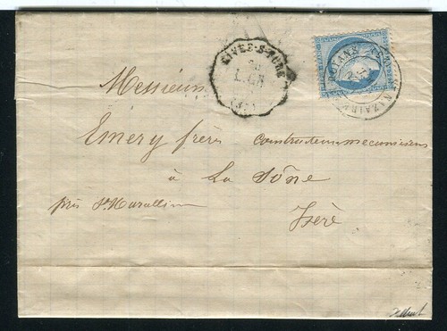 Rare lettre rives - rare,
