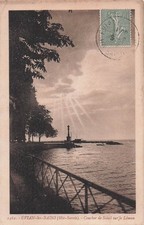 74 EVIAN LES BAINS SUNSET SUR LE LEMAN