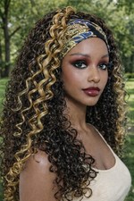 Perruque, coiffure Curly 24″