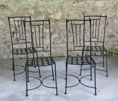 Chaise métal fer - en,