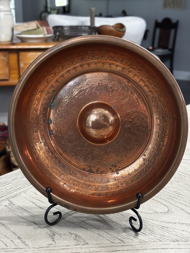 Vintage copper hand - vintage,