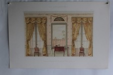 Print interior decoration curtains furniture style Louis XVI G. Rémon (69969)