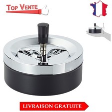 Cendrier Vent Noir Rotatif