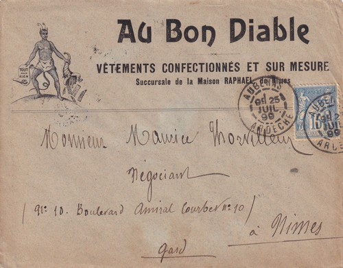 Enveloppe pub 1899 au - 🦬enveloppe, "au