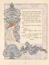 CARUCHET & LOUYS-Byblis, Ferroud, 1901-MAGNIFIQUE ILLUSTRATION ART NOUVEAU