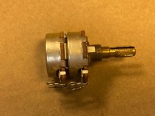 NOS Vintage 1965 CTS 500k Dual Stereo Audio Ribbed Tube Amp Potentiometer (Qty)