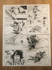 Kline - Loup Noir (PIF) - Planche originale signée - TBE