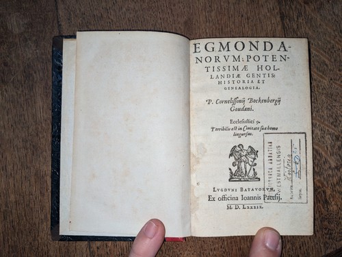 Livre ancien egmondanorum - livre, ancien-egmondanorum