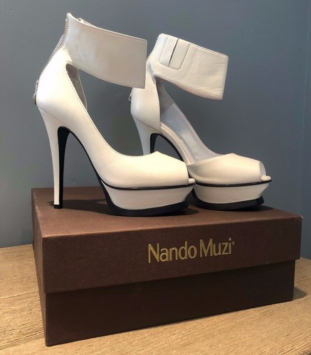 Sexy white nando - nando, heeled