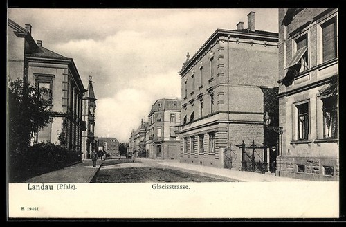 Carte postale landau partie - carte, landau,