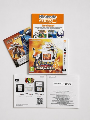Pokémon soleil nintendo 3ds - pokémon,