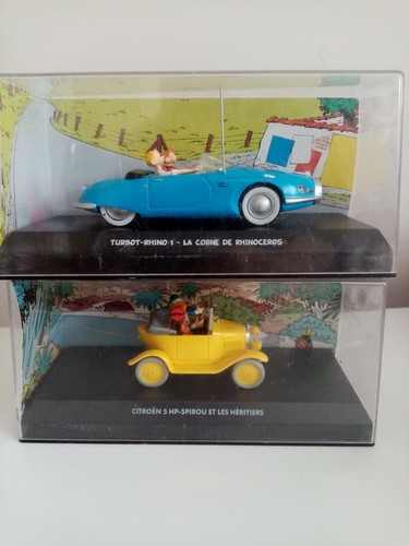 Lot deux véhicules spirou - deux,