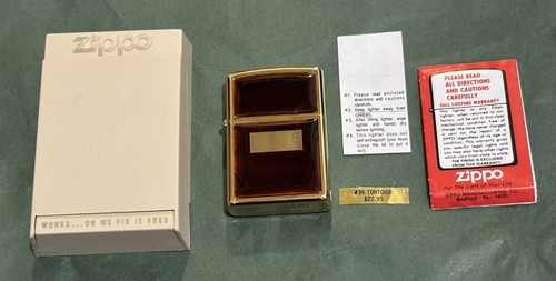 Vintage 1980 zippo golden - zippo, –