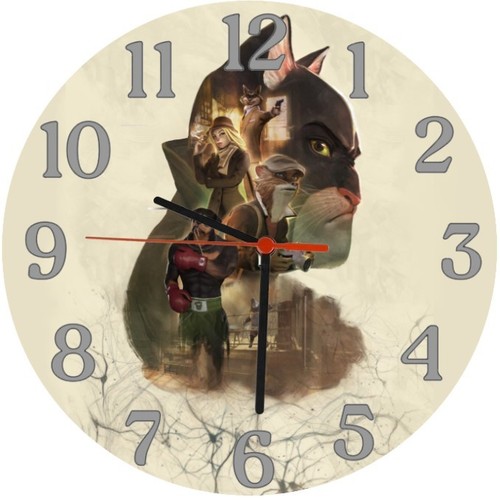 Horloge murale bois - murale, en