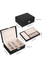 Boîte à bijoux élégante et