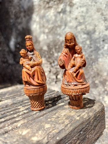 Sculpture bois miniature - bois,