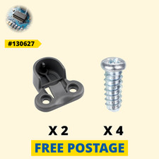 2 x 130627 IKEA Grey Wardrobe Rail Brackets and screws (100325)PAX [Slovakia]