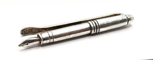 Argent 935 pince - , stylo