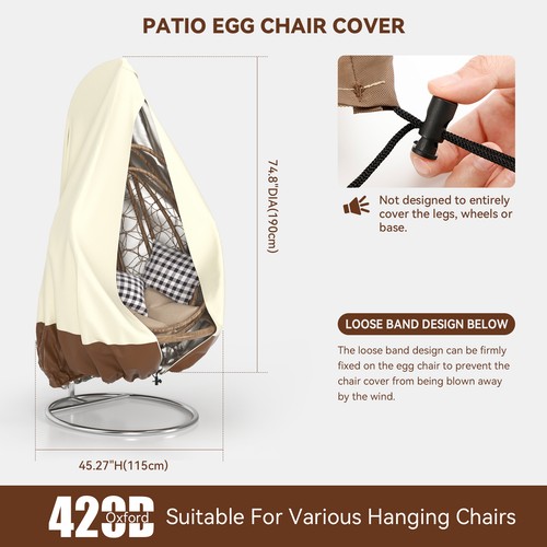 Couverture chaise patio - chaise,