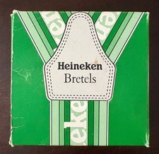 Horeca Bretels Green & Leather Heineken Bier Suspenders Octoberfest