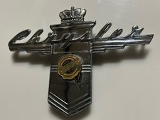 1946 1947 1948 CHRYSLER TRUNK  LID EMBLEM RAT ROD TROG HOT ROD CRUISER DODGE P15