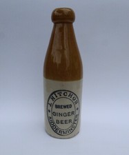 Vintage 1900 HITCHON Ginger Beer Bottle KIDDERMINSTER Beer Bottle