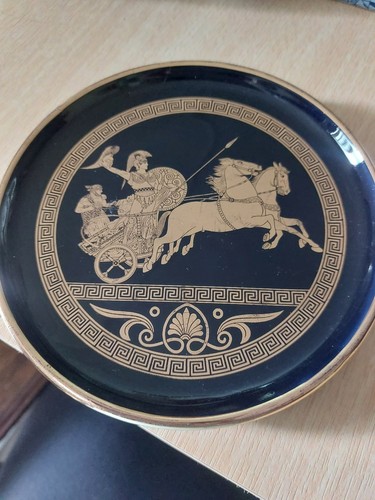 Assiettes porcelaine avec 24k - porcelaine,