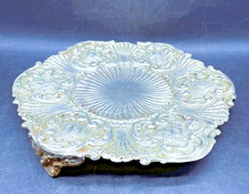 Antique Silver Plate Footed