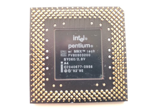 Vintage intel pentium mmx - mmx, 200