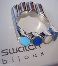 Swatch Bijoux Schmuck: Bague "Ocellus" Bleu *Neuf / Extravagant / Très Rare!*