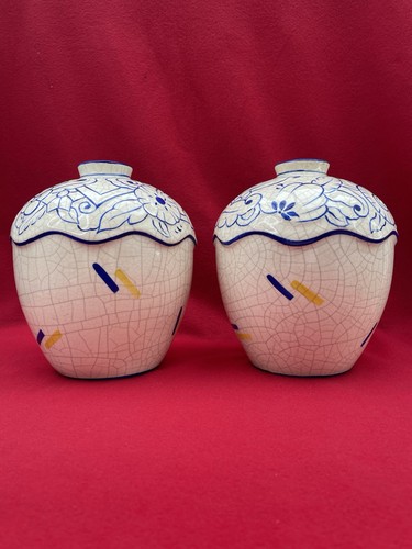 Paire vases boules - de,