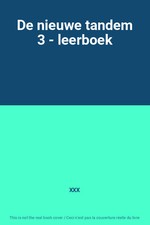 De nieuwe tandem 3 - leerboek