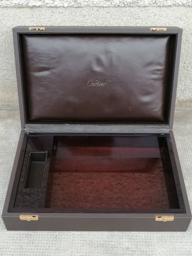 Coffret gainé cuir cartier - cuir,