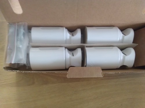 Kit fixation court blanc - , satin